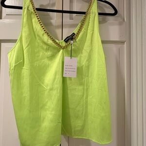 Generation Love Neon Green Chain Strap Camisole